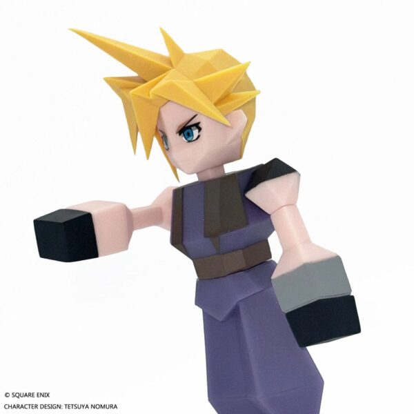 CLOUD STRIFE FINAL FANTASY VII POLYGON SOFT VINYL - Imagen 5