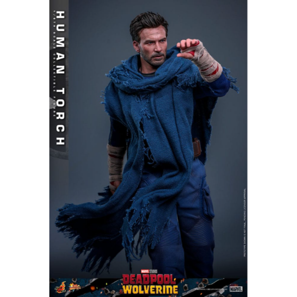 HUMAN TORCH DEADPOOL & WOLVERINE MOVIE MASTERPIECE HOT TOYS 1/6 - Imagen 17