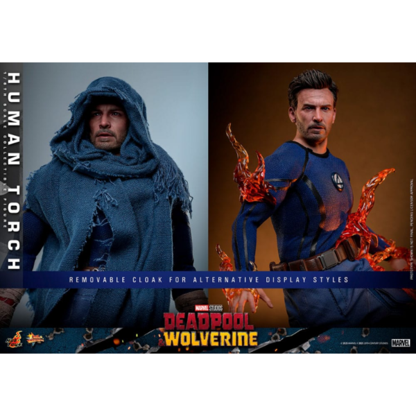 HUMAN TORCH DEADPOOL & WOLVERINE MOVIE MASTERPIECE HOT TOYS 1/6 - Imagen 23