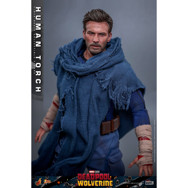 HUMAN TORCH DEADPOOL & WOLVERINE MOVIE MASTERPIECE HOT TOYS 1/6 - Imagen 26