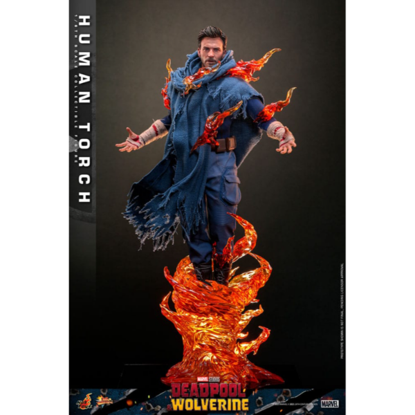 HUMAN TORCH DEADPOOL & WOLVERINE MOVIE MASTERPIECE HOT TOYS 1/6 - Imagen 9