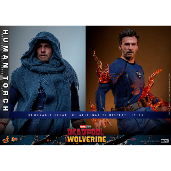 HUMAN TORCH DEADPOOL & WOLVERINE MOVIE MASTERPIECE HOT TOYS 1/6 - Imagen 27