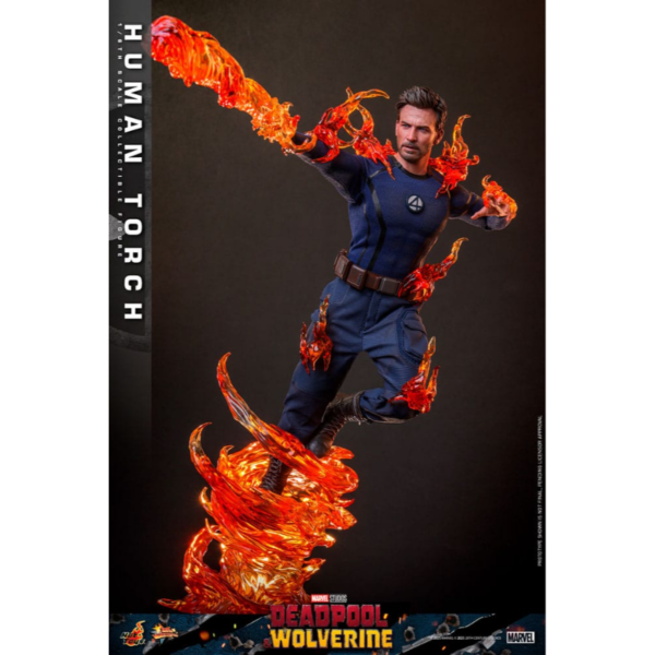 HUMAN TORCH DEADPOOL & WOLVERINE MOVIE MASTERPIECE HOT TOYS 1/6 - Imagen 10