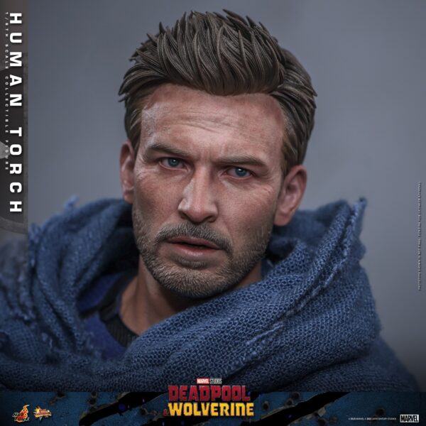 HUMAN TORCH DEADPOOL & WOLVERINE MOVIE MASTERPIECE HOT TOYS 1/6 - Imagen 5