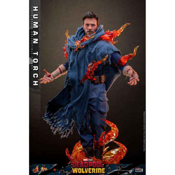 HUMAN TORCH DEADPOOL & WOLVERINE MOVIE MASTERPIECE HOT TOYS 1/6 - Imagen 11