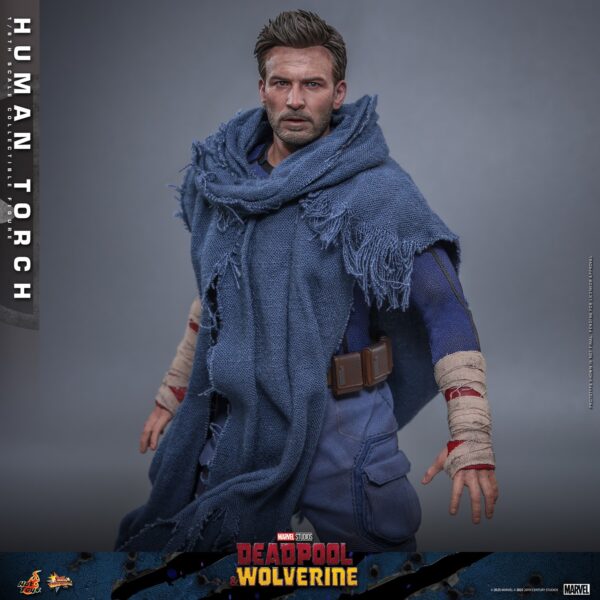 HUMAN TORCH DEADPOOL & WOLVERINE MOVIE MASTERPIECE HOT TOYS 1/6 - Imagen 3