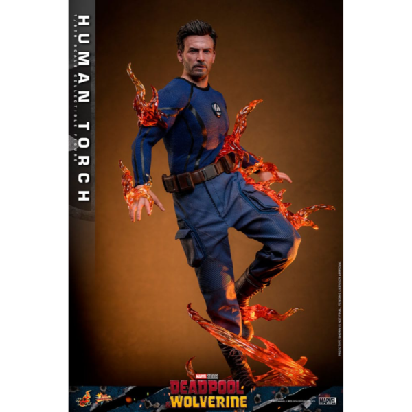 HUMAN TORCH DEADPOOL & WOLVERINE MOVIE MASTERPIECE HOT TOYS 1/6 - Imagen 12