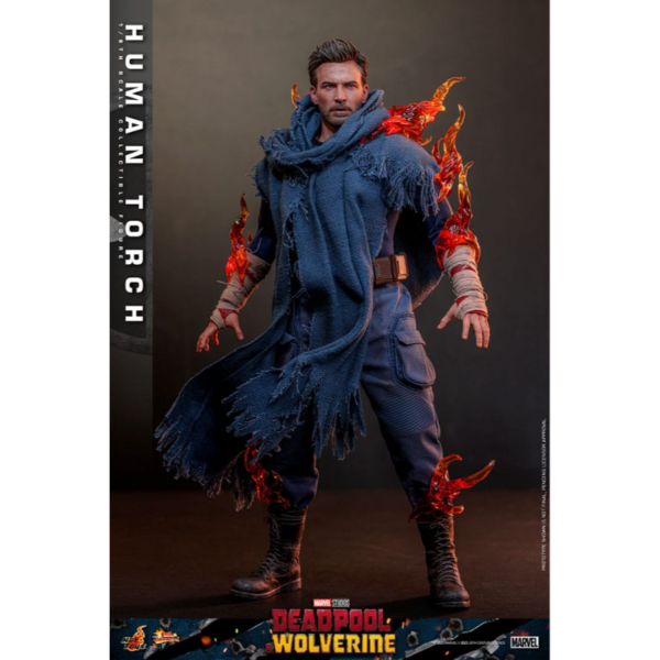 HUMAN TORCH DEADPOOL & WOLVERINE MOVIE MASTERPIECE HOT TOYS 1/6 - Imagen 13