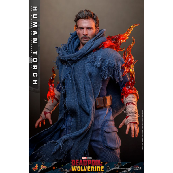 HUMAN TORCH DEADPOOL & WOLVERINE MOVIE MASTERPIECE HOT TOYS 1/6 - Imagen 14