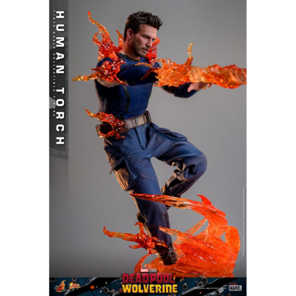 HUMAN TORCH DEADPOOL & WOLVERINE MOVIE MASTERPIECE HOT TOYS 1/6 - Imagen 15