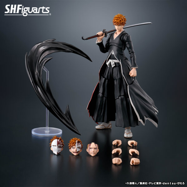 ICHIGO KUROSAKI GETSUGATENSHO BLEACH SH FIGUARTS - Imagen 5