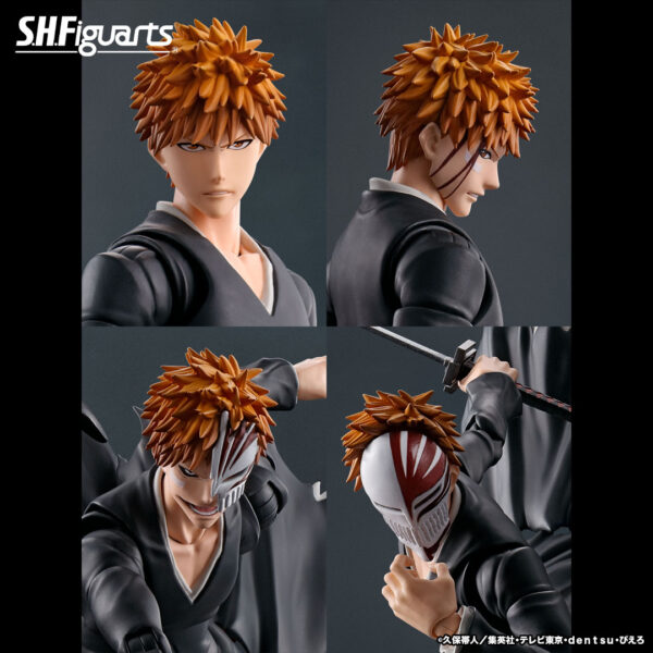 ICHIGO KUROSAKI GETSUGATENSHO BLEACH SH FIGUARTS - Imagen 6