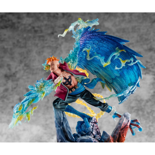 MARCO THE PHOENIX LEADER OF 1ST GROUP OF WHITEBEARD PIRATES ONE PIECE P.O.P. MAS MAXIMUM - Imagen 7