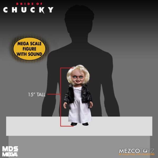 TIFFANY TALKING BRIDE OF CHUCKY MDS MEGA SCALE - Imagen 7