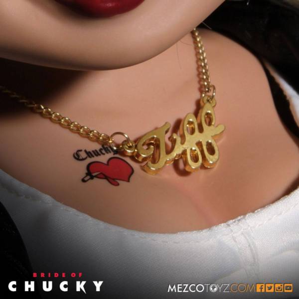 TIFFANY TALKING BRIDE OF CHUCKY MDS MEGA SCALE - Imagen 4