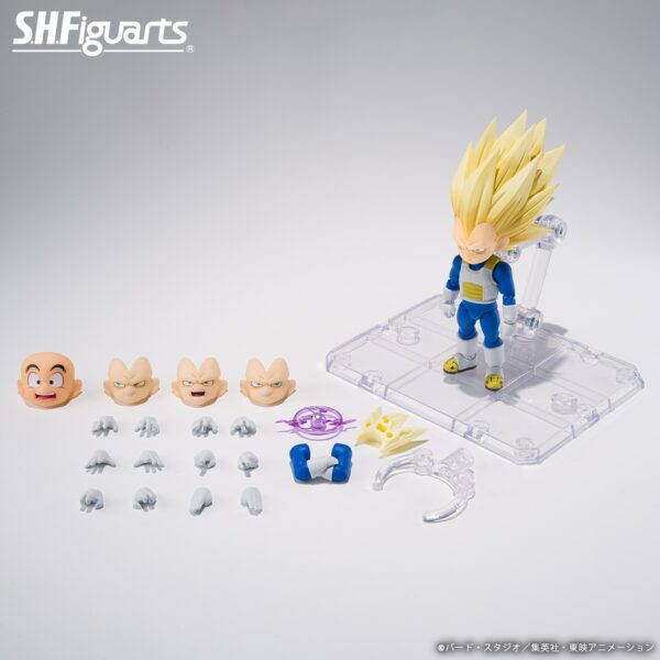 VEGETA SUPER SAIYAN 3 (MINI) -DAIMA- DRAGON BALL DAIMA SH FIGUARTS - Imagen 8